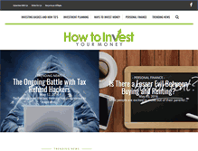 Tablet Screenshot of howtoinvestyourmoney.com